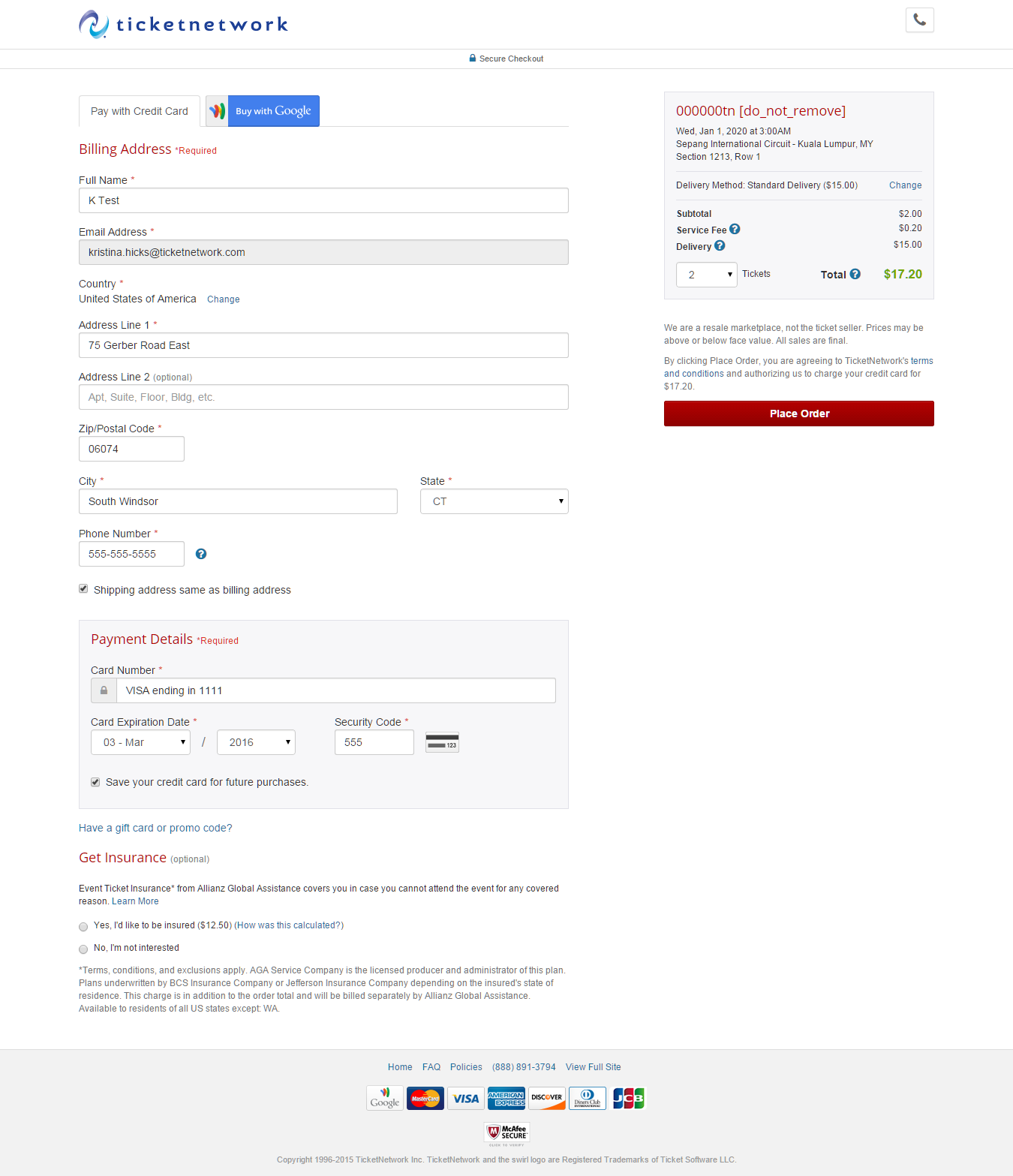 White Label Checkout Framework